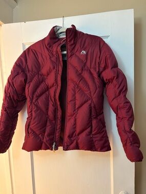 Women's Quilted Burgundy Puffer Jacket - Nike ACG